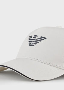 Emporio Armani Cappello da baseball stampa aquila