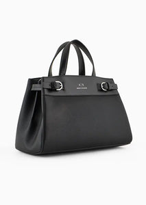 Armani Exchange Shopper con tracolla nera