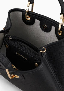 Emporio Armani Shopper piccola MyEA stampa cervo