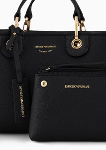 Emporio Armani Shopper piccola MyEA stampa cervo