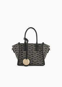 Emporio Armani mini bag stampa monogram all over