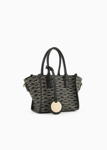 Emporio Armani mini bag stampa monogram all over