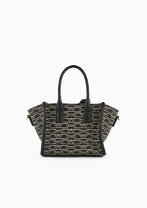 Emporio Armani mini bag stampa monogram all over