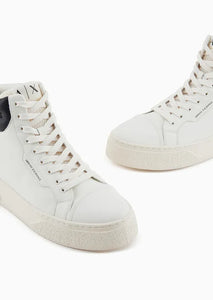 Armani Exchange sneakers alte in pelle