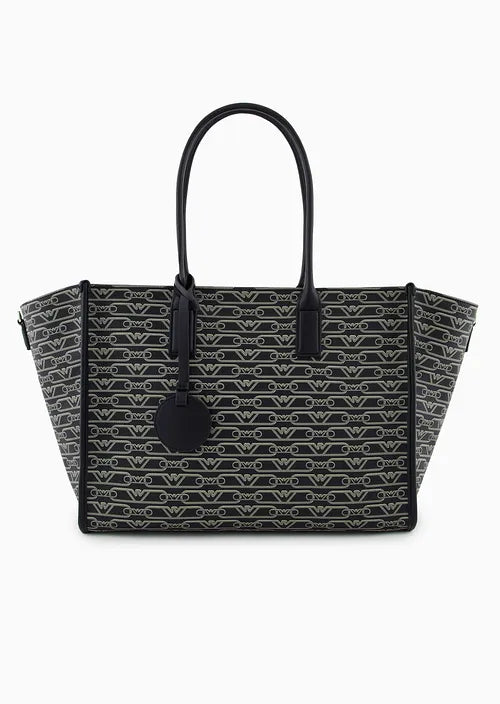 Emporio Armani shopper grande monogram all over