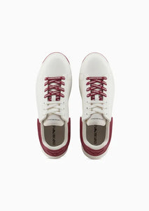 Emporio Armani sneakers in pelle con retro in gomma