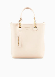 Emporio Armani Shopper verticale MyEA Bag stampa cervo rosa