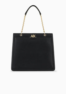 Armani Exchange Tote bag con manici in catena