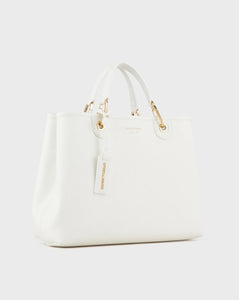Emporio Armani Shopper MyEA Bag media stampa cervo