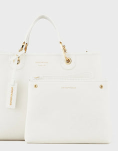 Emporio Armani Shopper MyEA Bag media stampa cervo