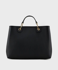 Emporio Armani Shopper MyEA Bag media stampa cervo