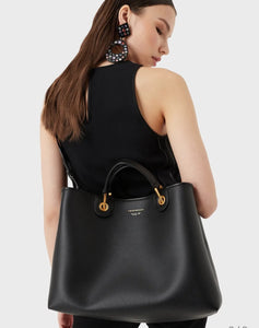 Emporio Armani Shopper MyEA Bag media stampa cervo
